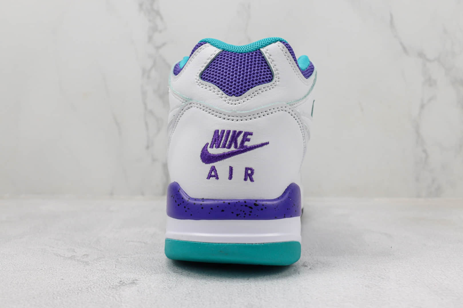 耐克Nike Air Flight 89纯原版本白蓝紫色篮球鞋 莆田复刻耐克 货号：306252-113