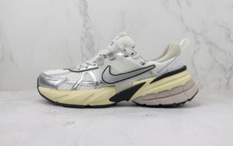 耐克Nike V2K Runtekk 3XL纯原版本银色复古跑鞋 莆田耐克代理 货号：FD0736-100