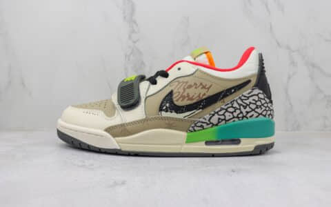 乔丹Air Jordan Legacy 312纯原版本AJ312摩卡圣诞三合一篮球鞋 莆田AJ货源 货号：DZ2762-101