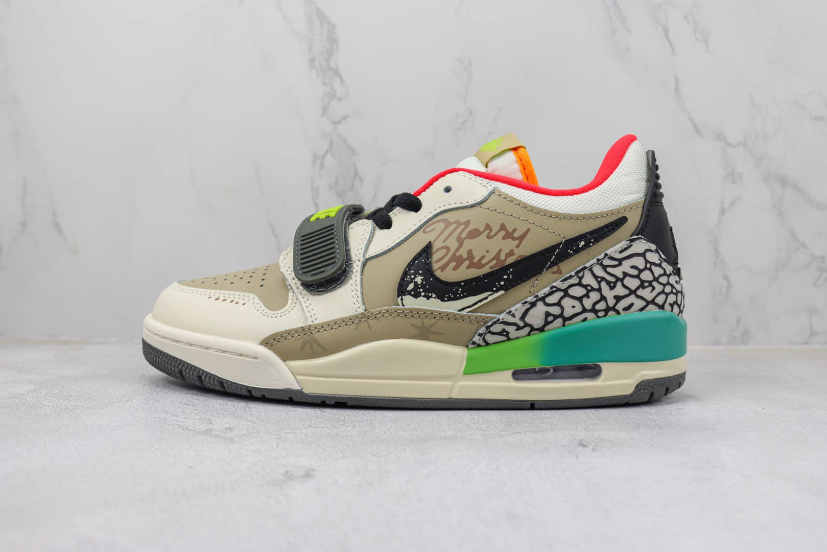 乔丹Air Jordan Legacy 312纯原版本AJ312摩卡圣诞三合一篮球鞋 莆田AJ货源 货号：DZ2762-101