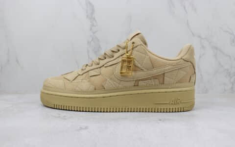 耐克Billie Eillish x Nike Air Force 1 Low纯原版本碧梨联名空军一号不规则剪裁板鞋 莆田天花板AF1系列 货号：DQ4137-200