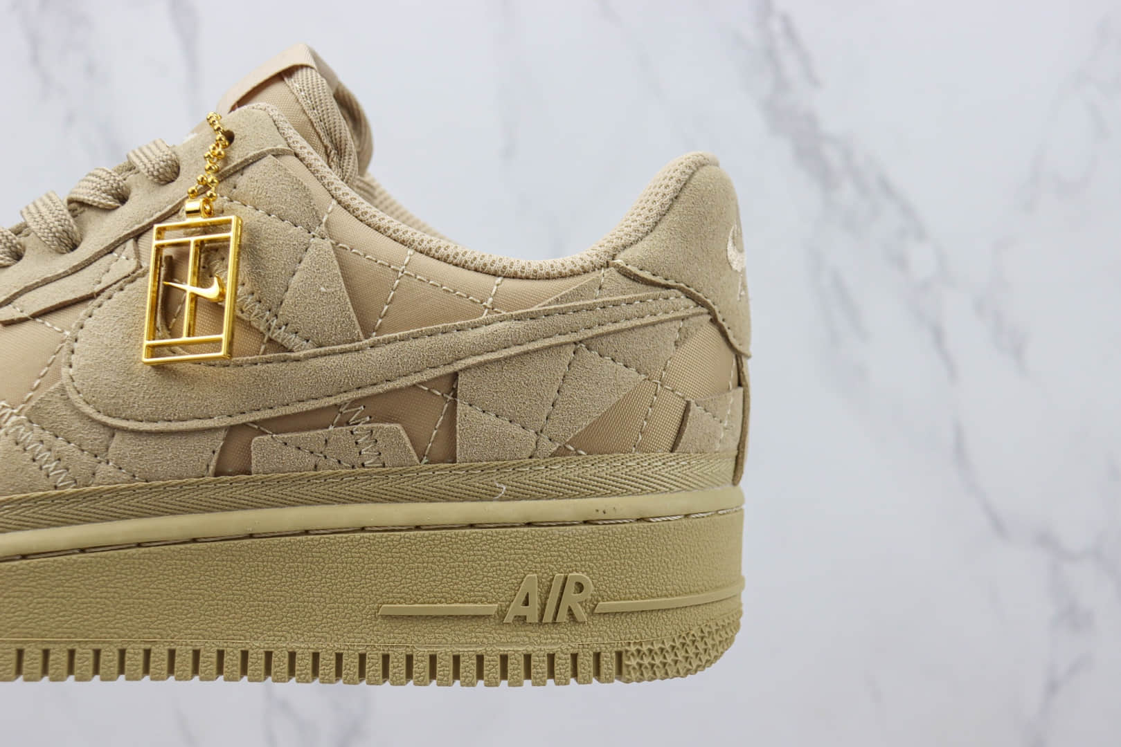 耐克Billie Eillish x Nike Air Force 1 Low纯原版本碧梨联名空军一号不规则剪裁板鞋 莆田天花板AF1系列 货号：DQ4137-200