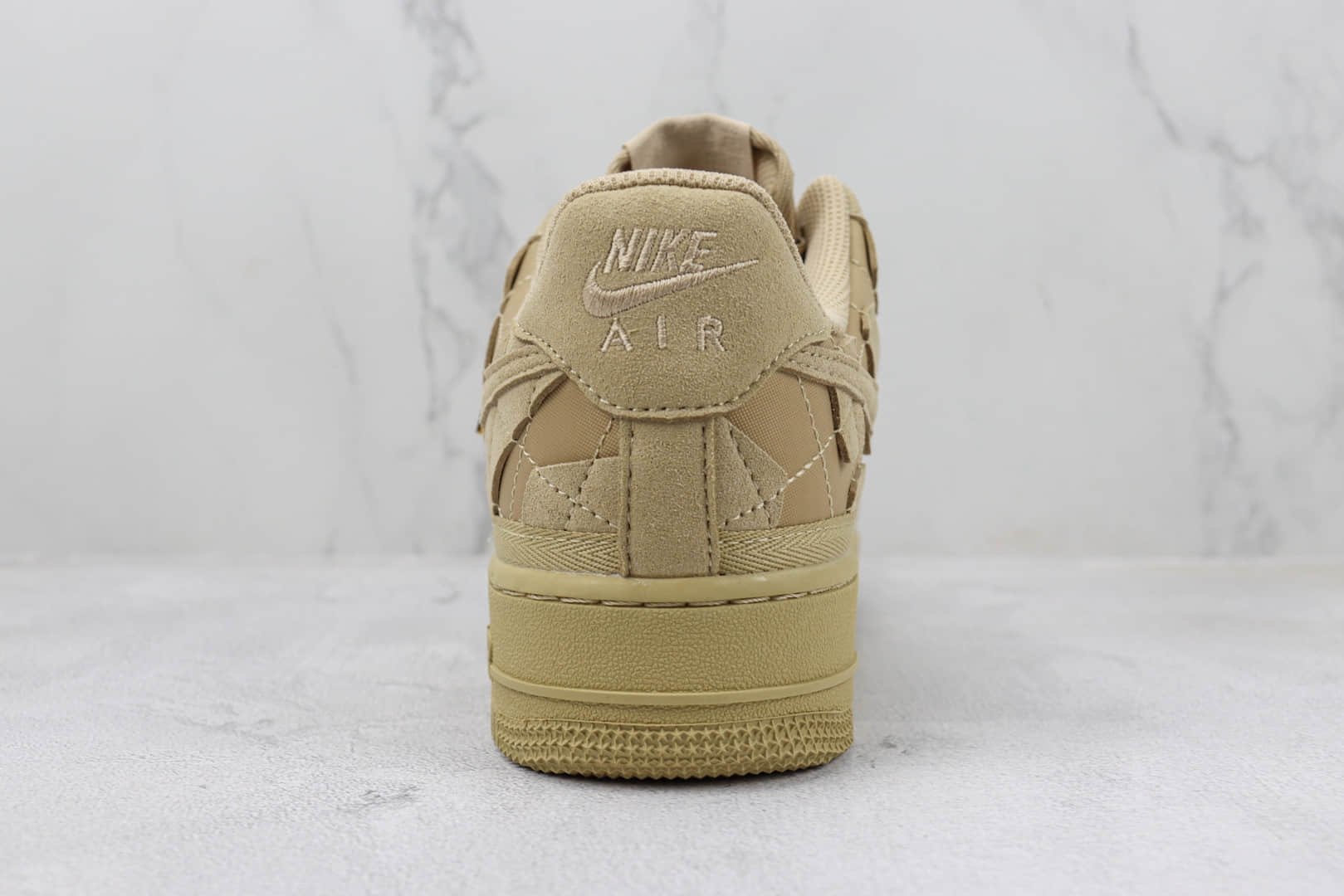 耐克Billie Eillish x Nike Air Force 1 Low纯原版本碧梨联名空军一号不规则剪裁板鞋 莆田天花板AF1系列 货号：DQ4137-200