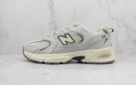 新百伦New Balance 530纯原版本NB530白灰复古跑鞋 莆田复刻新百伦 货号：MR530DG