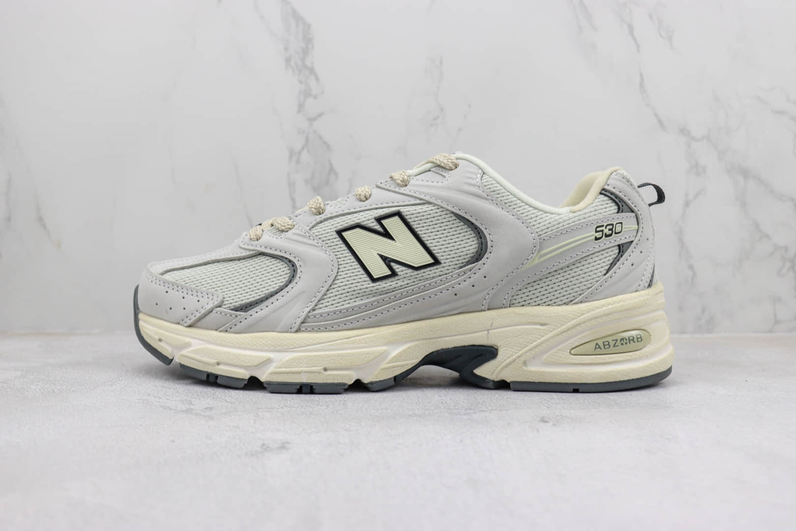 新百伦New Balance 530纯原版本NB530白灰复古跑鞋 莆田复刻新百伦 货号：MR530DG