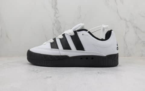 阿迪达斯adidas Originals Adimatic Low纯原版本马蒂奇系列白黑色鲨鱼面包鞋 莆田阿迪达斯货源 货号：ID7717