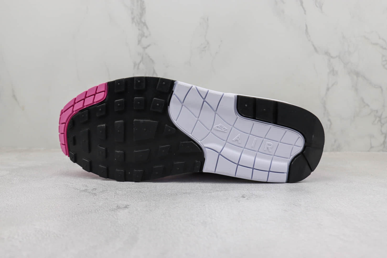 耐克Nike Air Max 1 PRM纯原版本Max1灰粉色复古气垫跑鞋 莆田复刻耐克 货号：DZ2628-001