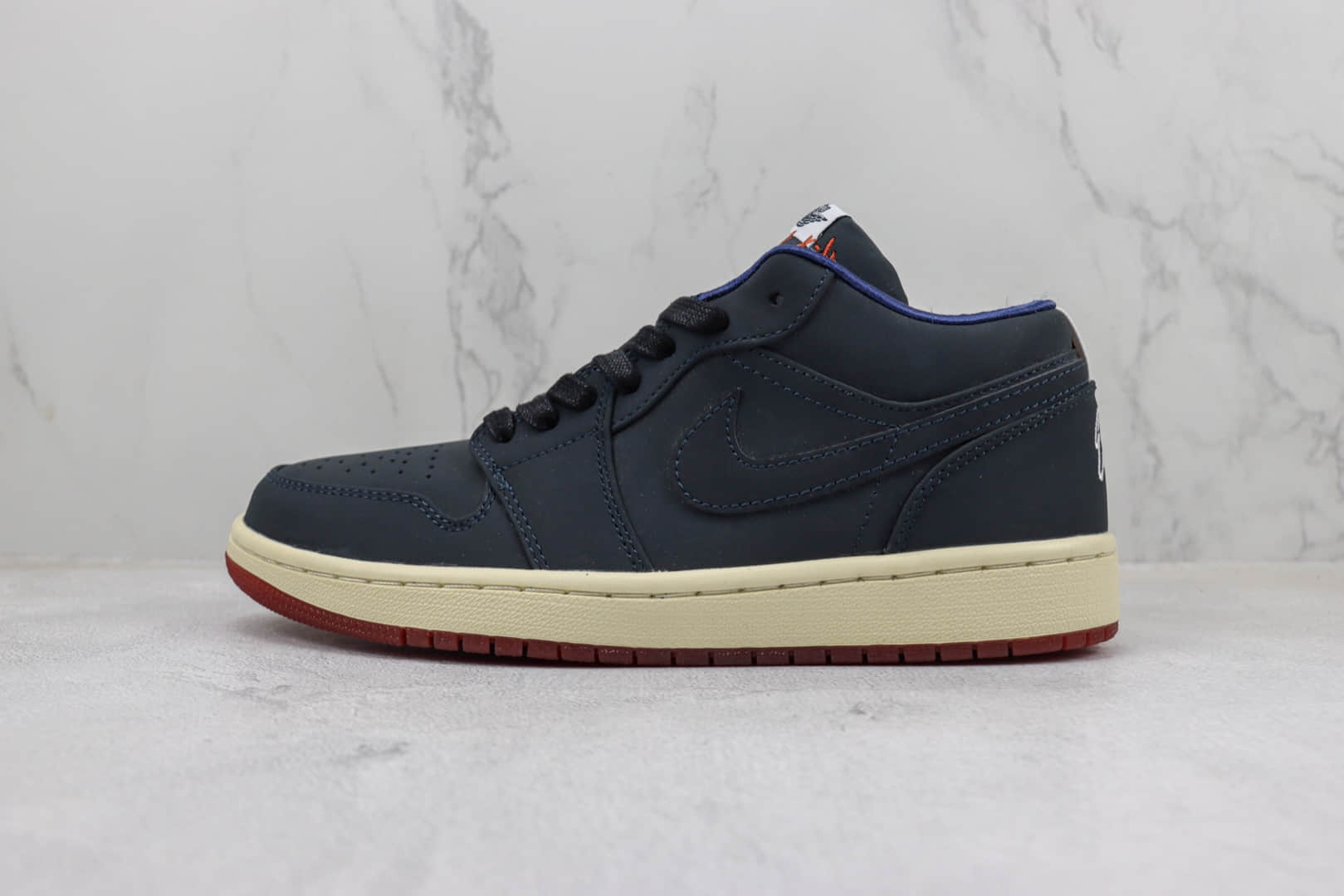 乔丹Eastside Golf x Air Jordan 1 Low纯原版本低帮AJ1高尔夫墨蓝色板鞋 莆田天花板AF1系列 货号：DV1759-448