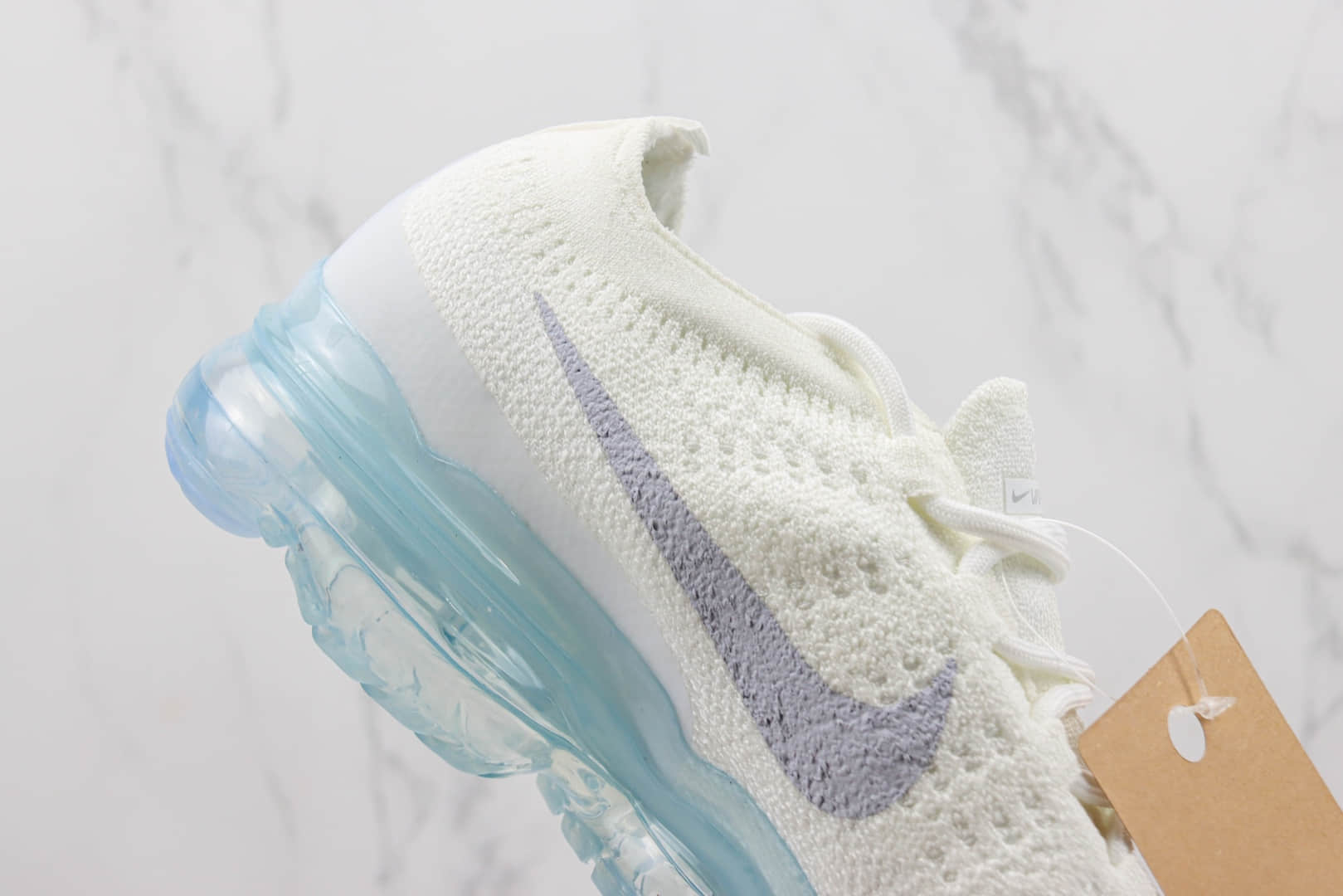 耐克Nike Air Vapormax 2023 Flyknit纯原版本白蓝色针织全掌气垫跑鞋 莆田复刻耐克 货号：DV6840-100