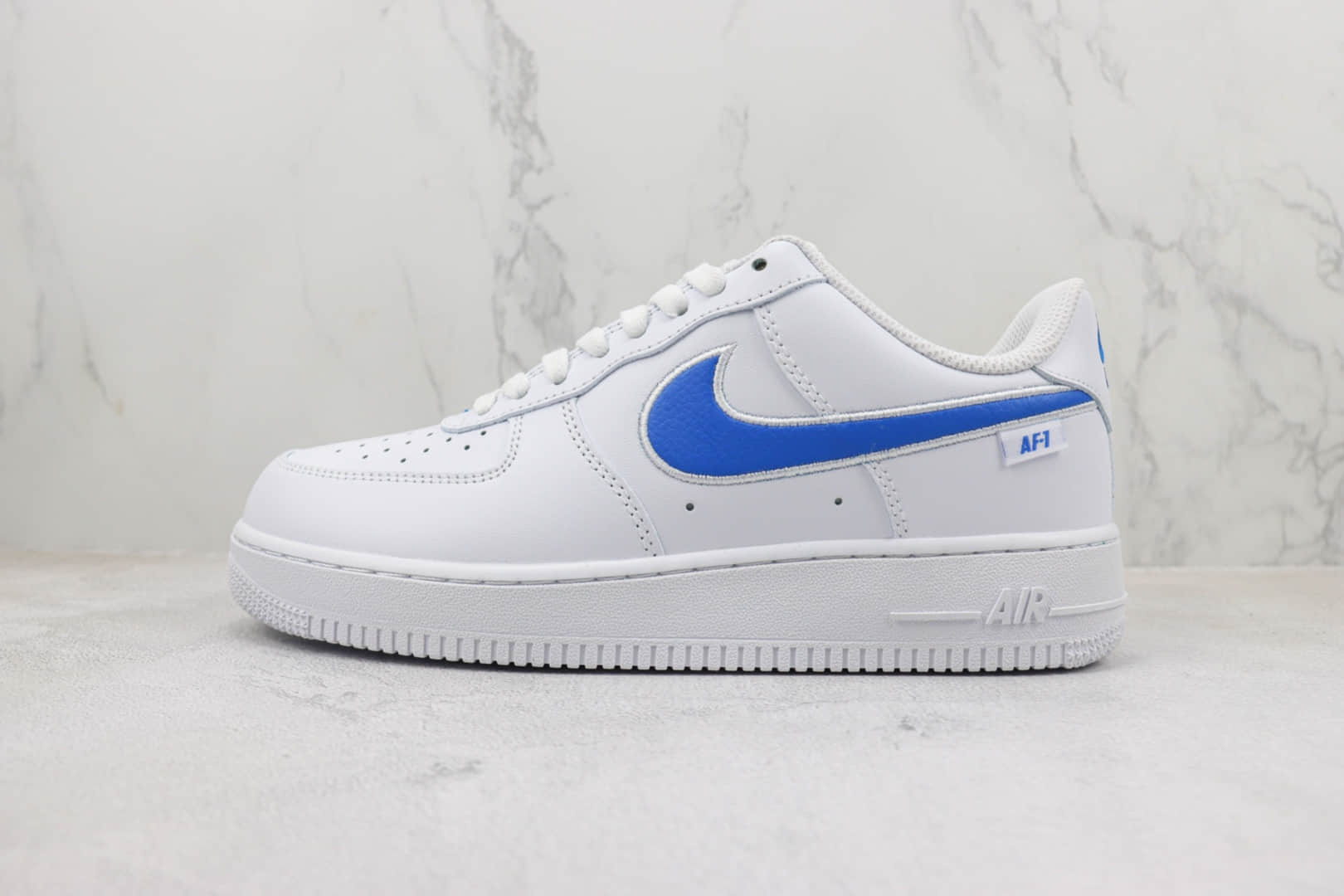 耐克Nike Air Force 1 Low 纯原版本空军一号低帮AF1白蓝色板鞋 莆田耐克工厂 货号：FN7804-100