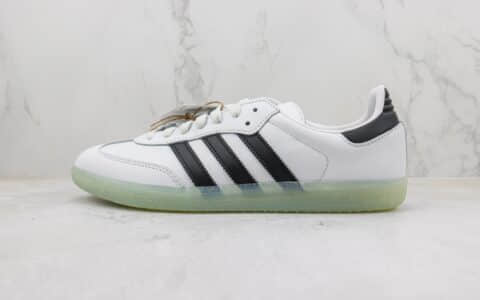 阿迪达斯DILL x adidas Original Samba OG纯原版本三叶草桑巴白黑色复古板鞋 莆田阿迪达斯货源 货号：GZ4730