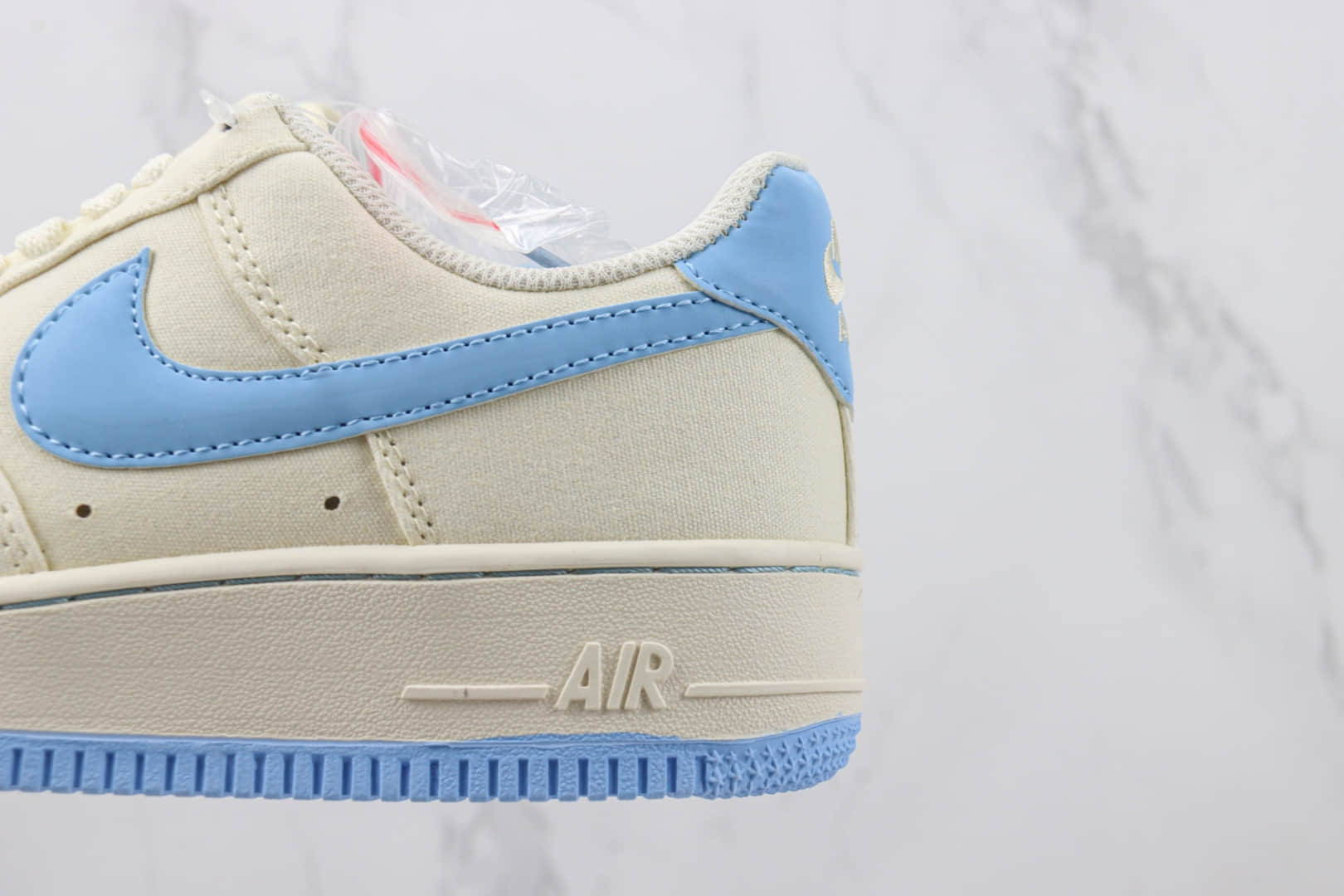 耐克Nike Air Force 1 Low纯原版本空军一号低帮AF1米白蓝色运动板鞋 莆田耐克货源 货号：ME0112-533