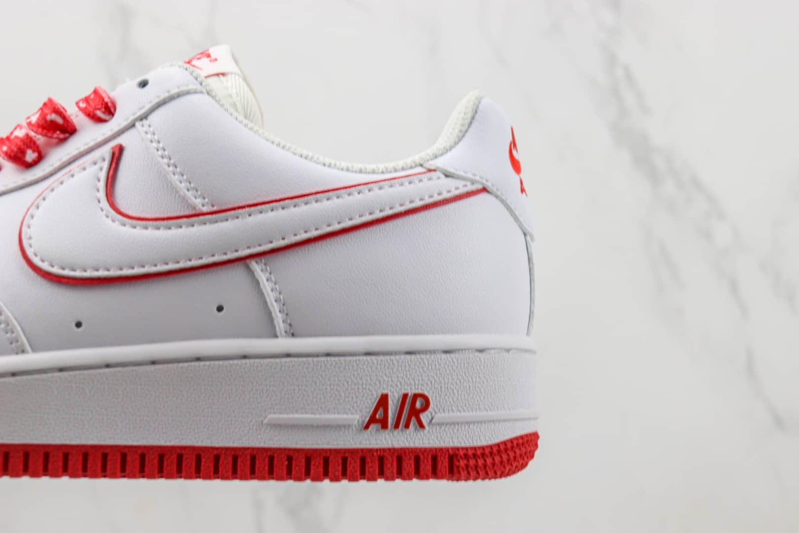 耐克Nike Air Force 1 Low纯原版本空军一号低帮AF1白红色板鞋 莆田天花板AF1系列 货号：DV0788-102