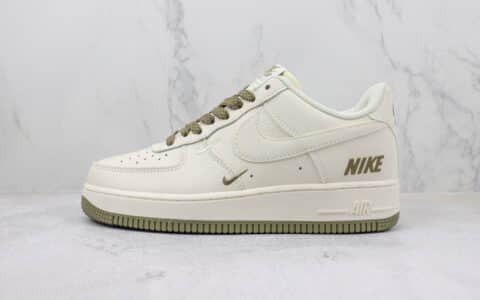 耐克Nike Air Force 1 Low纯原版本空军一号低帮AF1白橄榄绿板鞋 莆田天花板AF1 货号：TV2306-256