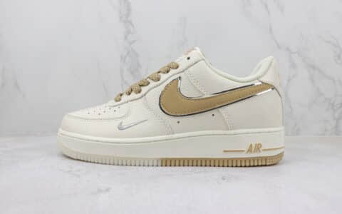 耐克Nike Air Force 1 Low纯原版本空军一号低帮AF1白卡其板鞋 莆田天花板AF1系列 货号：JJ0253-007