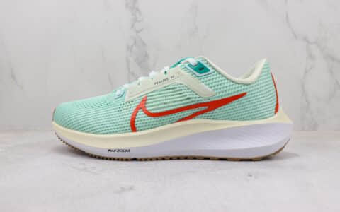 耐克Nike Zoom Pegasus 40纯原版本飞马40登月40代薄荷绿针织网面透气跑鞋 莆田耐克工厂 货号：DV3854-300