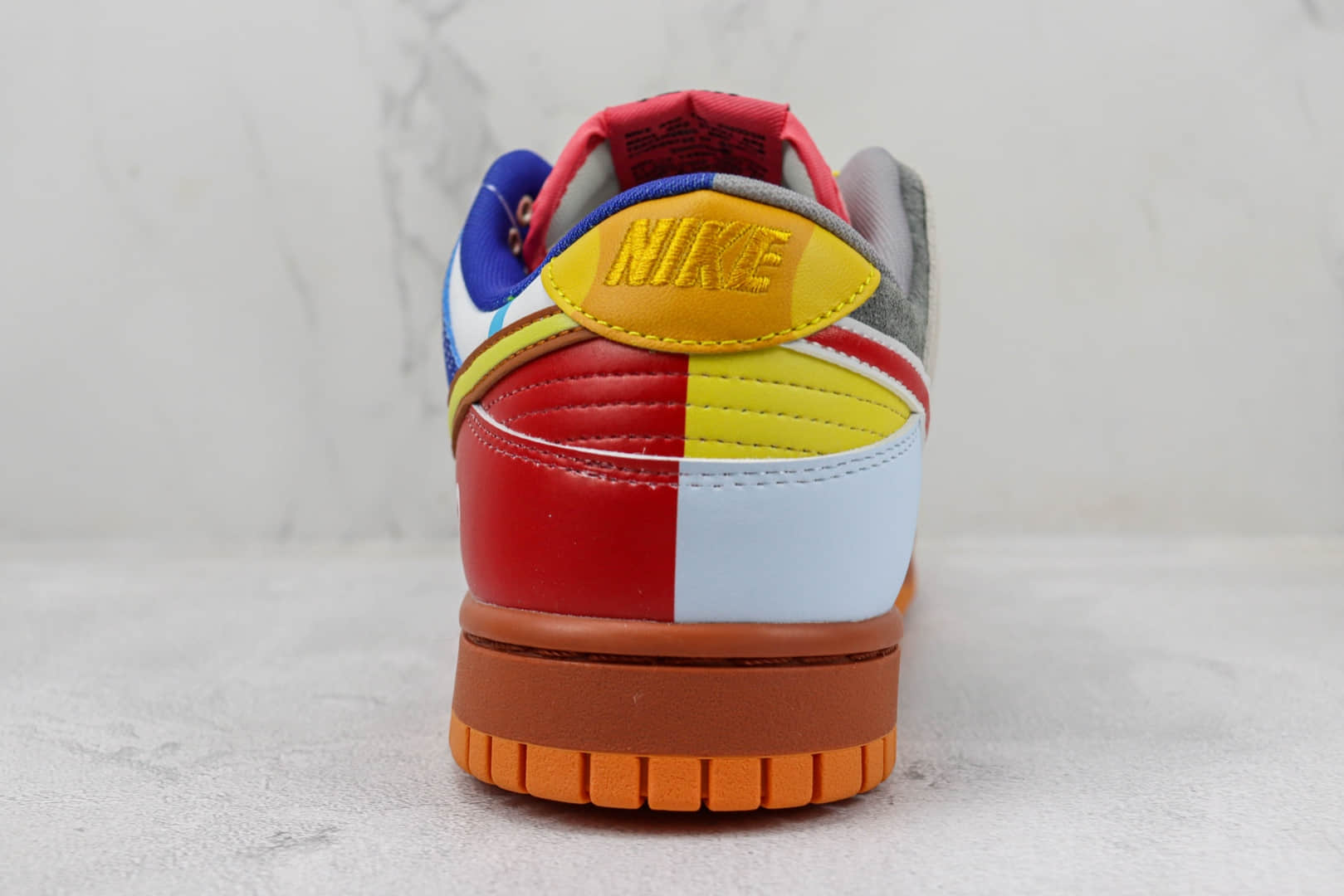 耐克Nike Dunk Low纯原版本低帮Dunk马里奥定制款彩蛋彩色拼接板鞋 莆田耐克货源 货号：DH0952-100