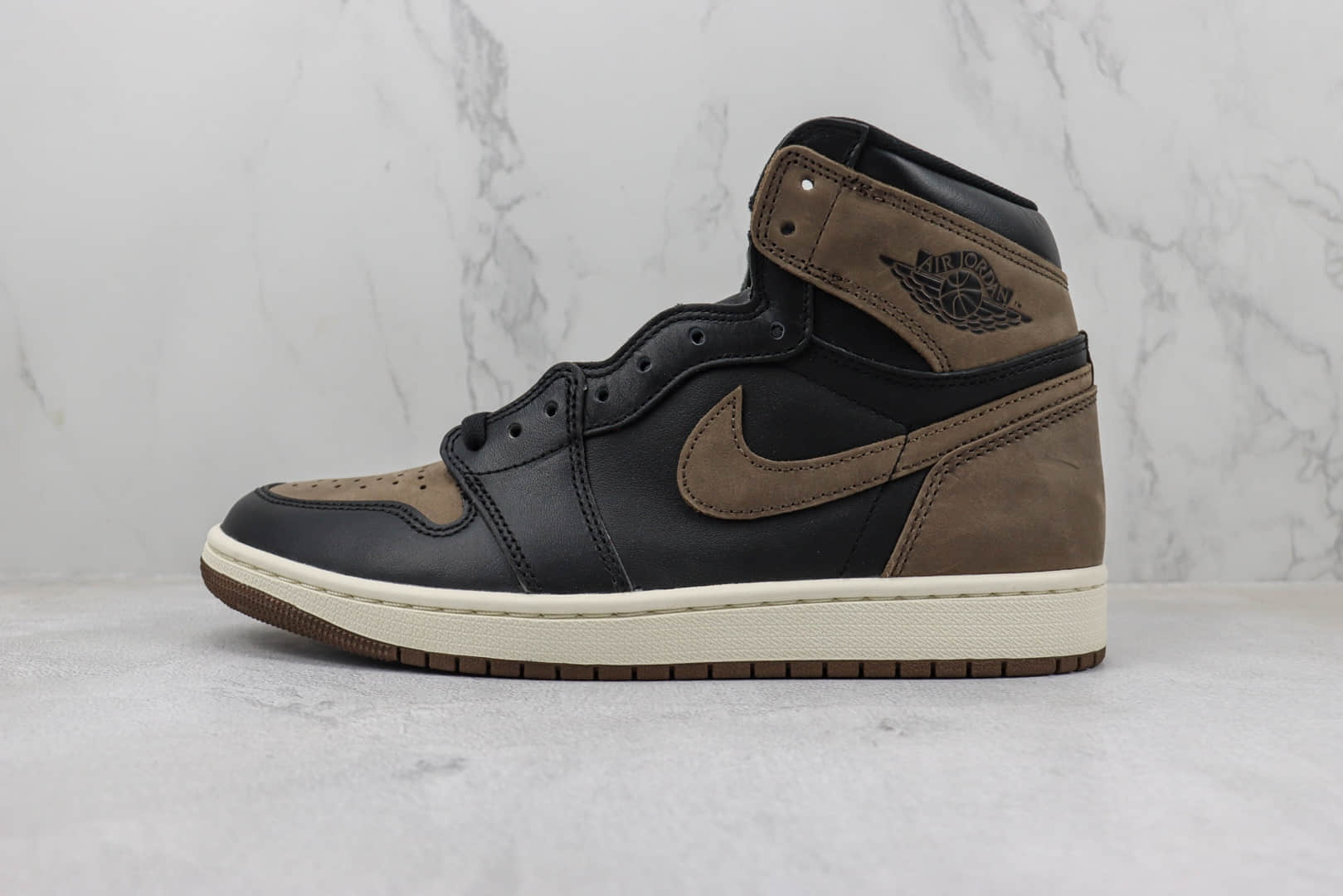 乔丹Air Jordan 1 High OG “Palomino”纯原版本高帮AJ1摩卡黑棕篮球鞋 莆田耐克工厂 货号：DZ5485-020