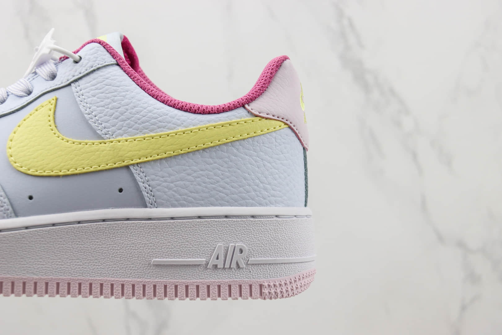 耐克Nike Air Force 1 Low纯原版本空军一号低帮AF1灰蓝黄粉色运动休闲板鞋 莆田天花板AF1 货号：DV7762-001