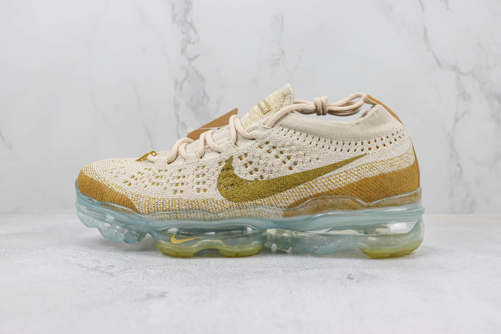 耐克Nike Air Vapormax 2023纯原版本骆驼棕色全掌大气垫缓震跑鞋 莆田耐克工厂 货号：DV1678-100