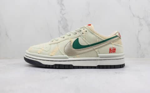 耐克Nike Dunk Low纯原版本低帮Dunk灌篮高手做旧滑板鞋 莆田天花板Dunk系列 货号：DZ2794-168