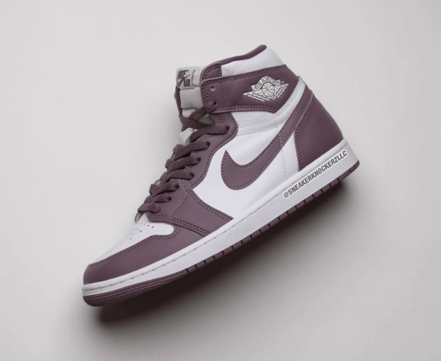 高级紫红色！全新AJ1“Mauve”实物曝光！ 货号：DZ5485-105