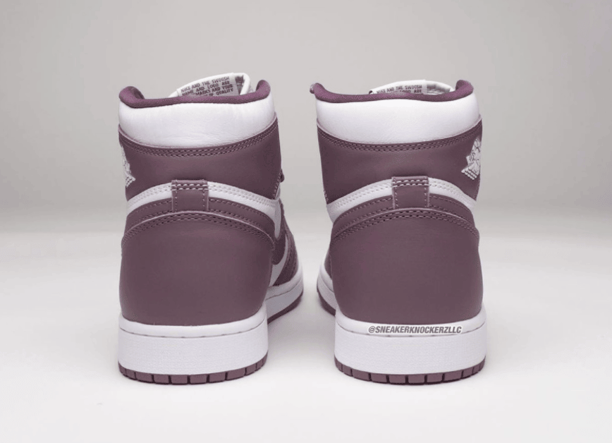 高级紫红色！全新AJ1“Mauve”实物曝光！ 货号：DZ5485-105