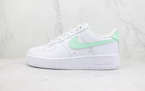 耐克Nike Air Force 1 Low纯原版本空军一号低帮AF1白薄荷绿板鞋 莆田复刻鞋 货号：DX5883-101