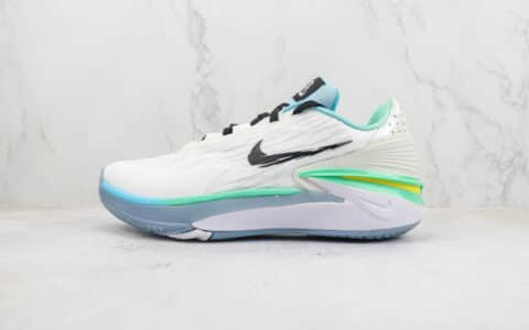 耐克Nike Air Zoom GT Cut 2纯原版本GT二代白蓝绿色实战篮球鞋 莆田耐克货源 货号：FJ7063-103