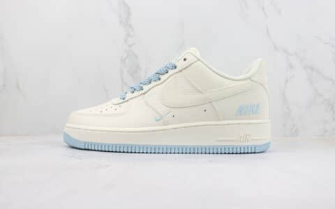 耐克Nike Air Force 1 Low纯原版本空军一号低帮AF1白蓝色3M反光板鞋 莆田耐克工厂 货号：TV2306-251