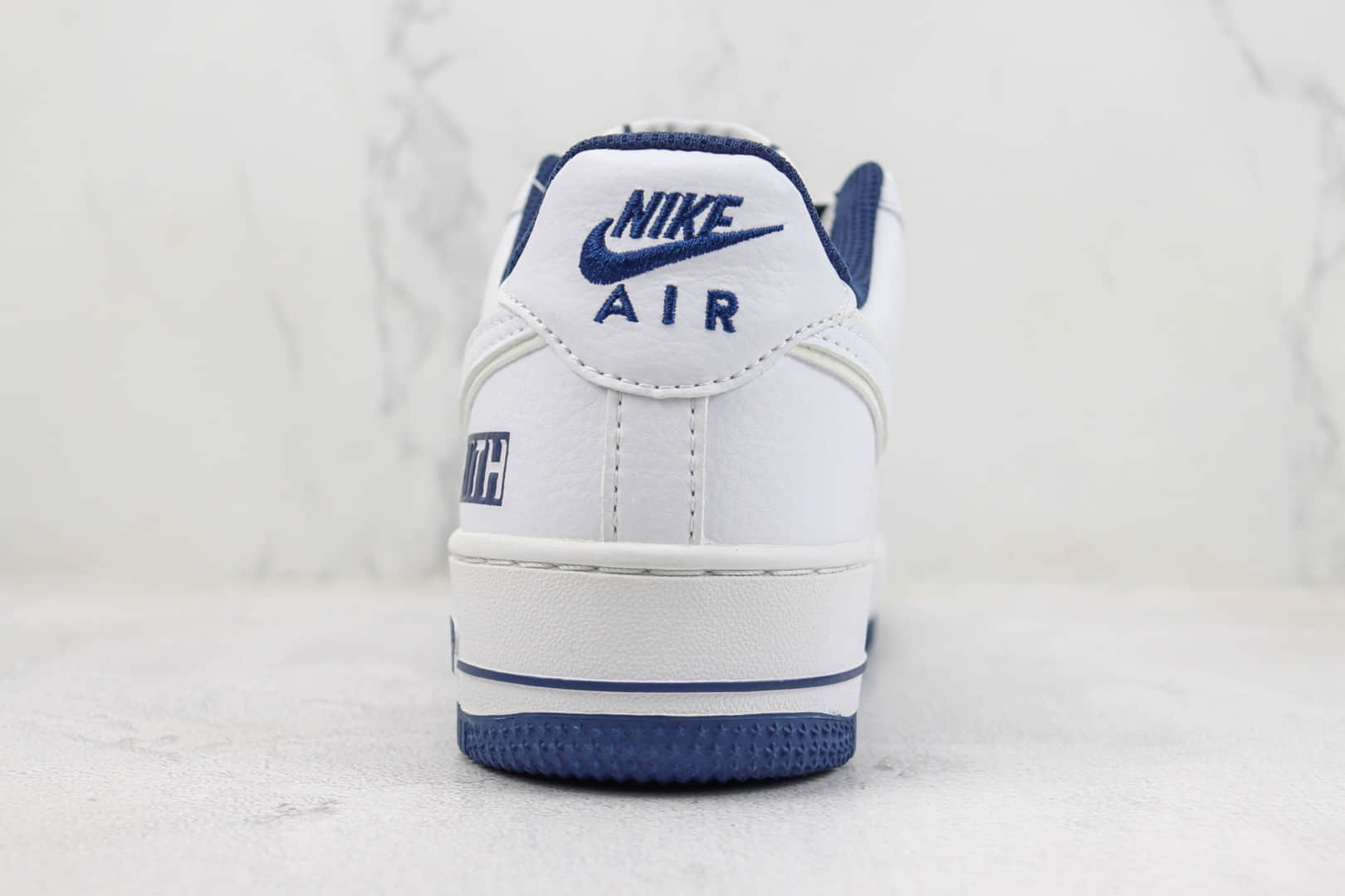 耐克Kith x Nike Air Force 1 Low纯原版本Kith联名空军一号低帮AF1白深蓝板鞋 莆田天花板AF1 货号：KT1659-007