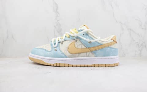 耐克Nike Dunk Low纯原版本低帮Dunk海盐椰云竹子涂鸦板鞋 莆田耐克工厂 货号：DV0831-003