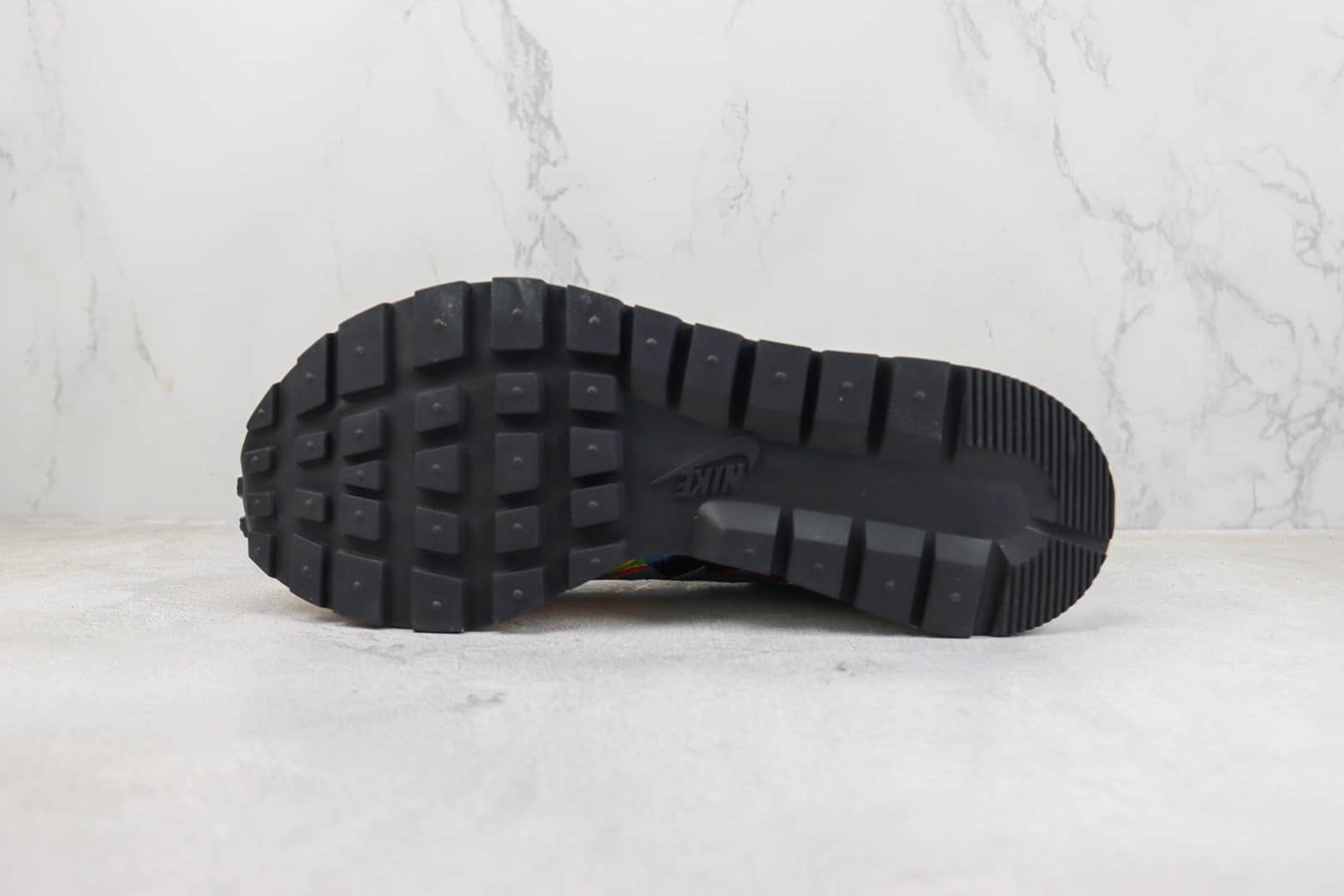 耐克Sacai x Nike Waffe Woven“Green Gusto”纯原版本Sacai联名绿彩棋盘格编织解构华夫鞋 莆田耐克工厂 货号：DR5209-300