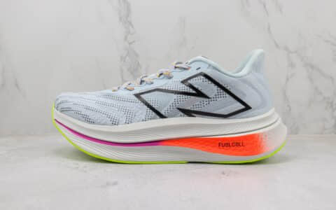 新百伦New Balance FuelCell SC Trainer V22纯原版本灰绿紫马拉松全掌碳板竞速训练跑鞋 莆田新百伦货源 货号：MRCXLG3