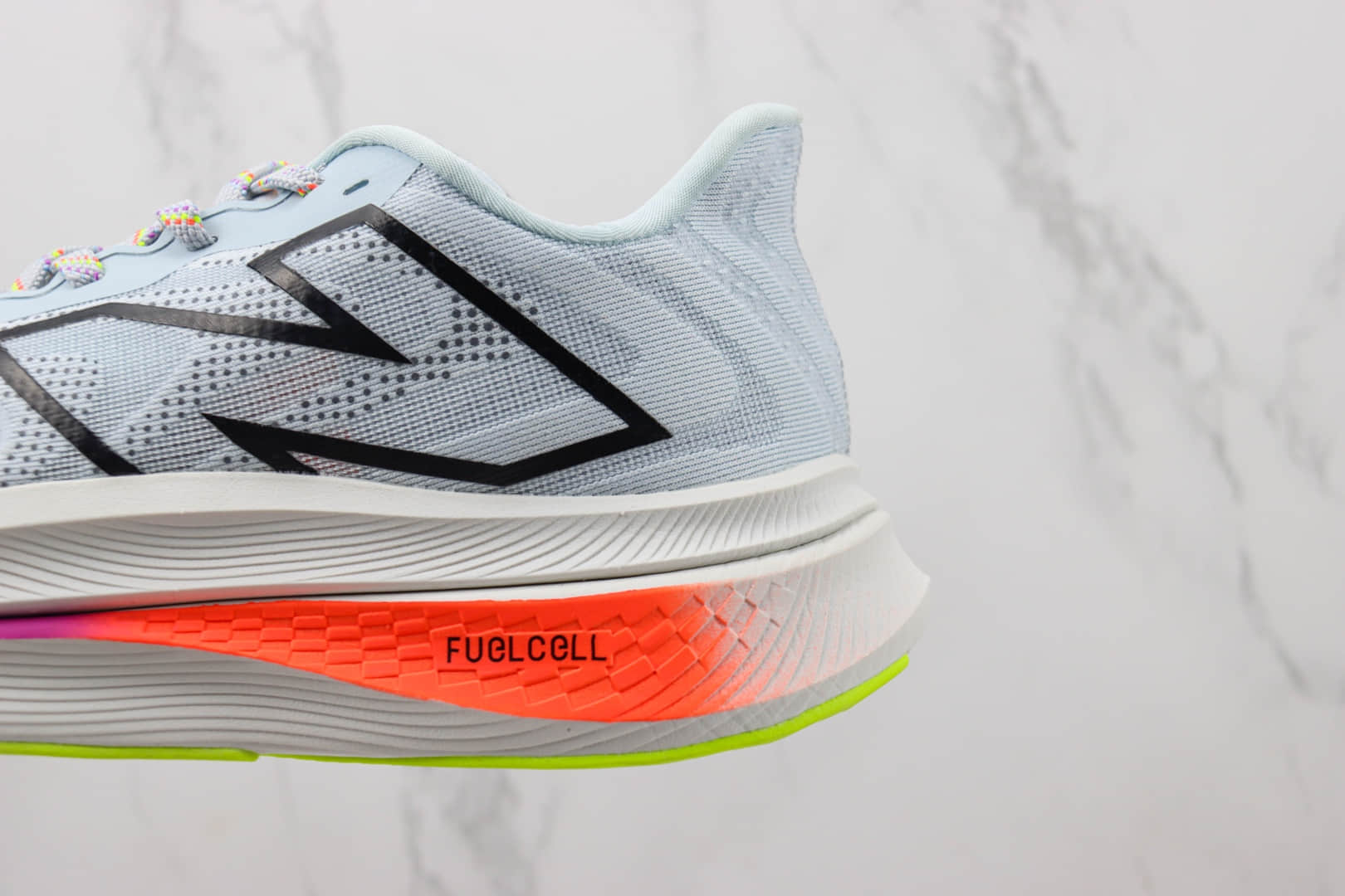新百伦New Balance FuelCell SC Trainer V22纯原版本灰绿紫马拉松全掌碳板竞速训练跑鞋 莆田新百伦货源 货号：MRCXLG3