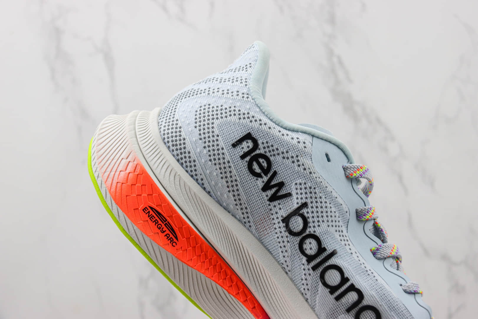 新百伦New Balance FuelCell SC Trainer V22纯原版本灰绿紫马拉松全掌碳板竞速训练跑鞋 莆田新百伦货源 货号：MRCXLG3