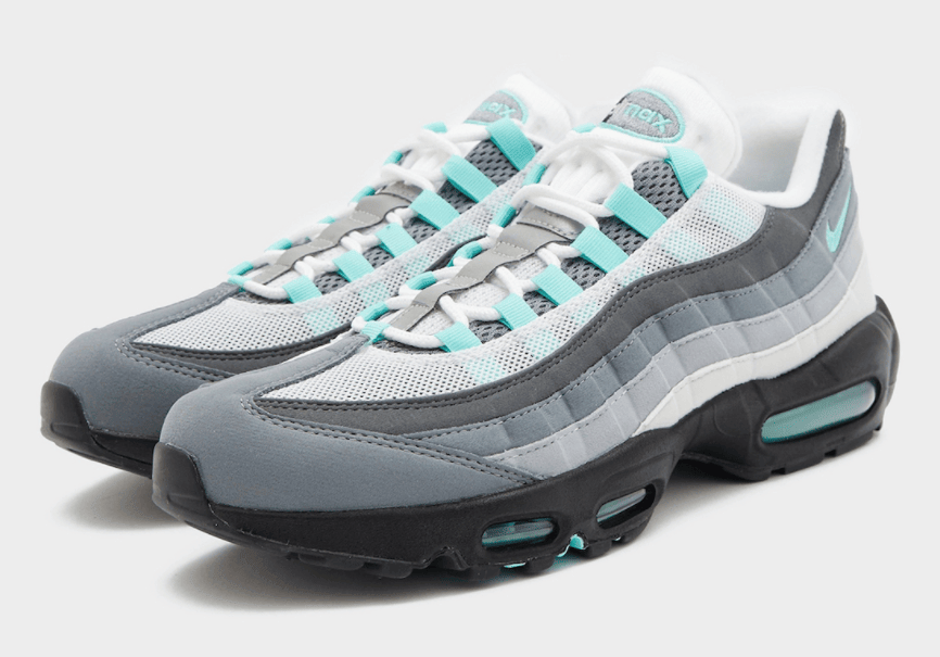 灰白渐变！复古跑鞋Air Max 95新配色实物曝光！ 货号：FV4710-100