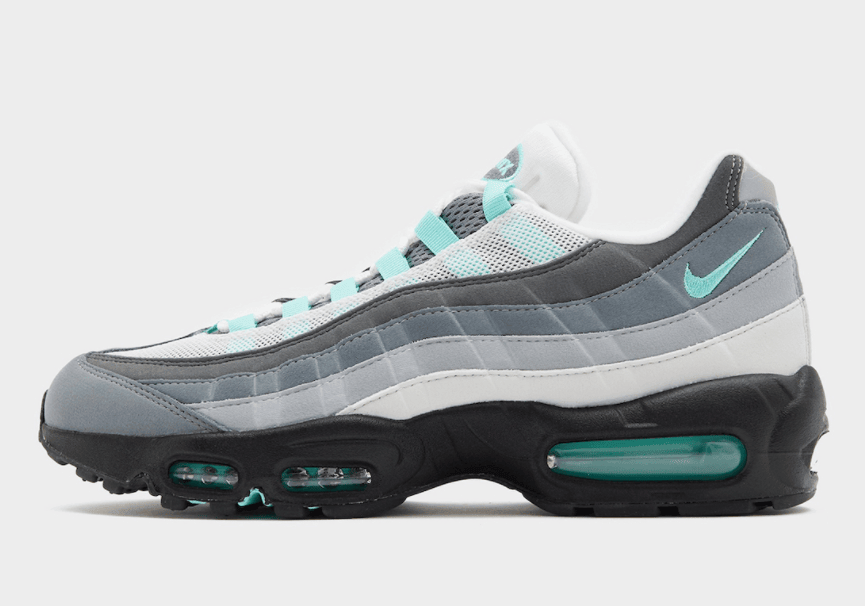 灰白渐变！复古跑鞋Air Max 95新配色实物曝光！ 货号：FV4710-100