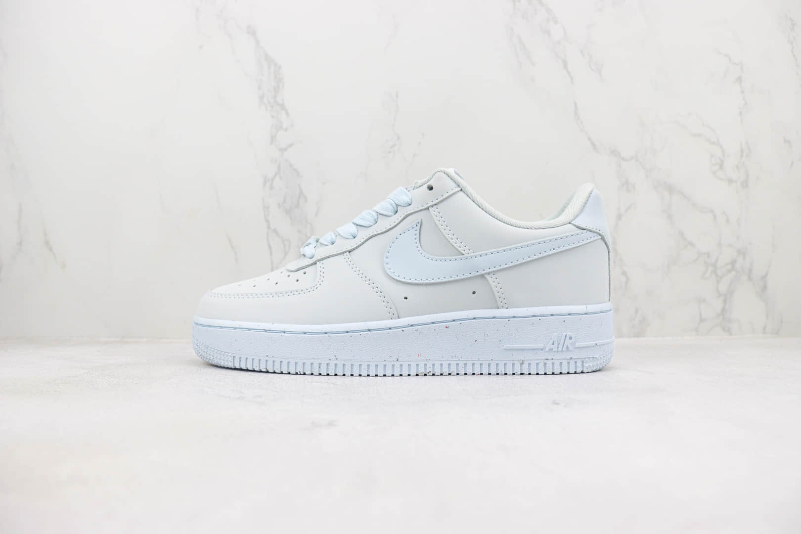 耐克Nike Air Force 1 '07纯原版本空军一号低帮AF1灰蓝色板鞋 莆田耐克工厂 货号：DZ2786-400