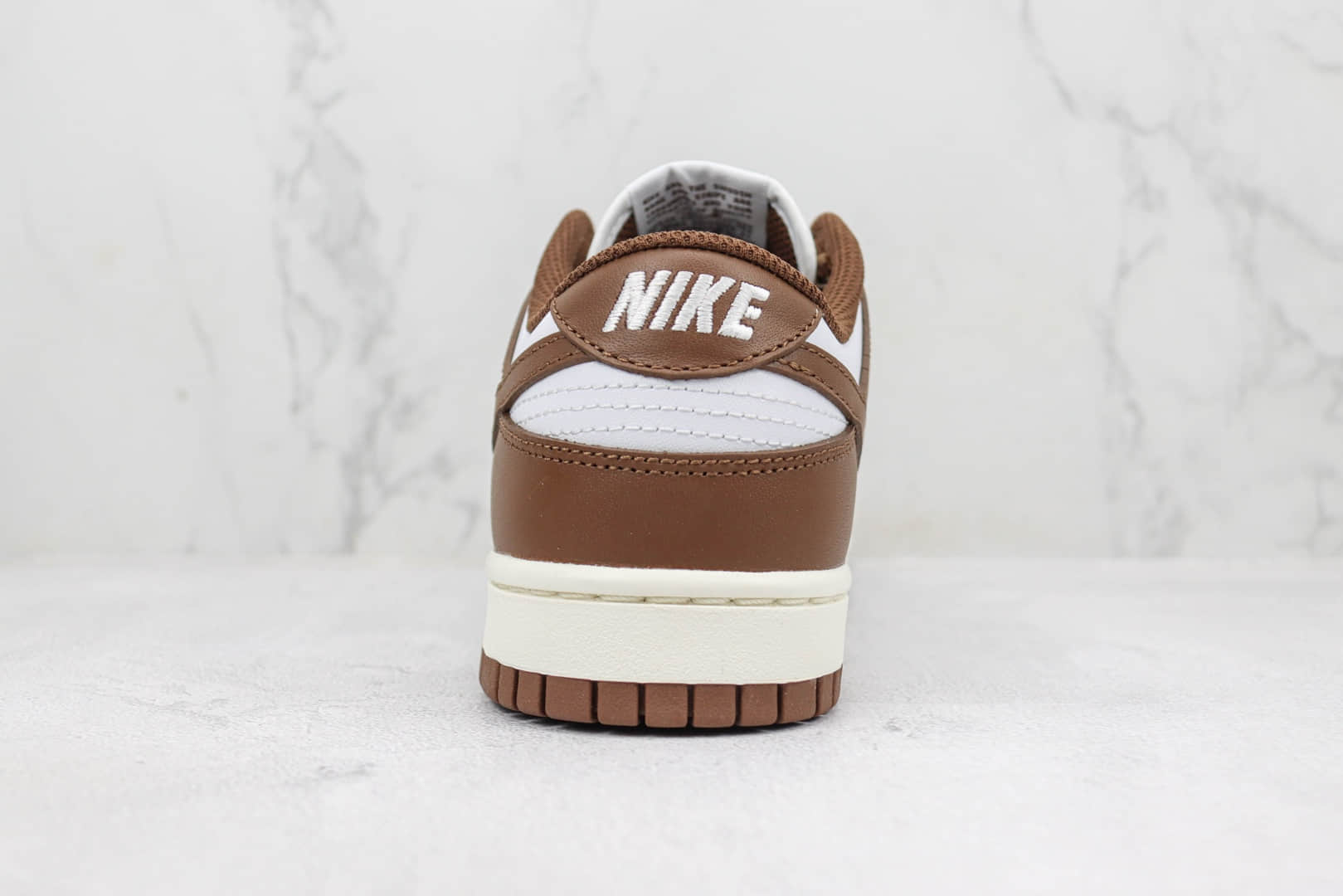耐克Nike SB Dunk Low纯原版本低帮SB Dunk巧克力白棕色板鞋 莆田耐克货源 货号：DD1503-124
