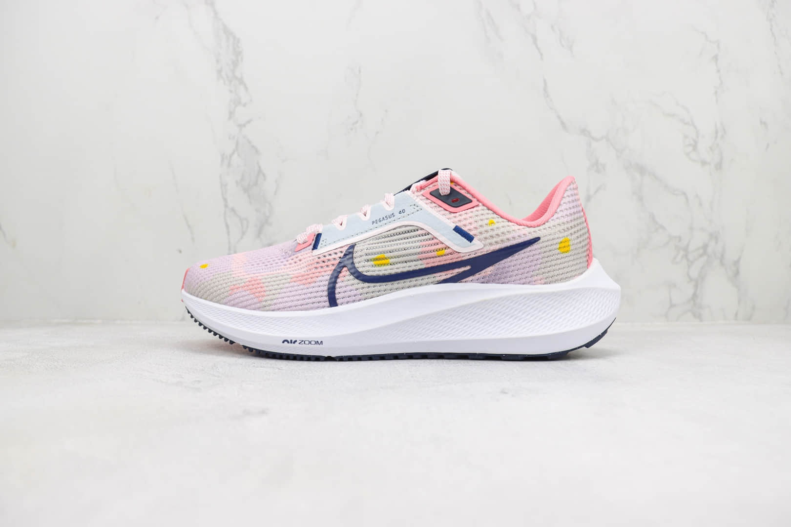 耐克Nike Air Zoom Pegasus 40纯原版本飞马40代粉色透气跑鞋 莆田耐克工厂 货号：DV7890-600