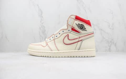 乔丹Air Jordan 1 High纯原版本高帮AJ1兔八哥篮球鞋 莆田天花板AJ1 货号：555088-160