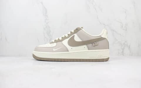 耐克Nike Air Force 1 Low纯原版本空军一号低帮AF1卡其拼色板鞋 莆田耐克货源 货号：DB3301-188