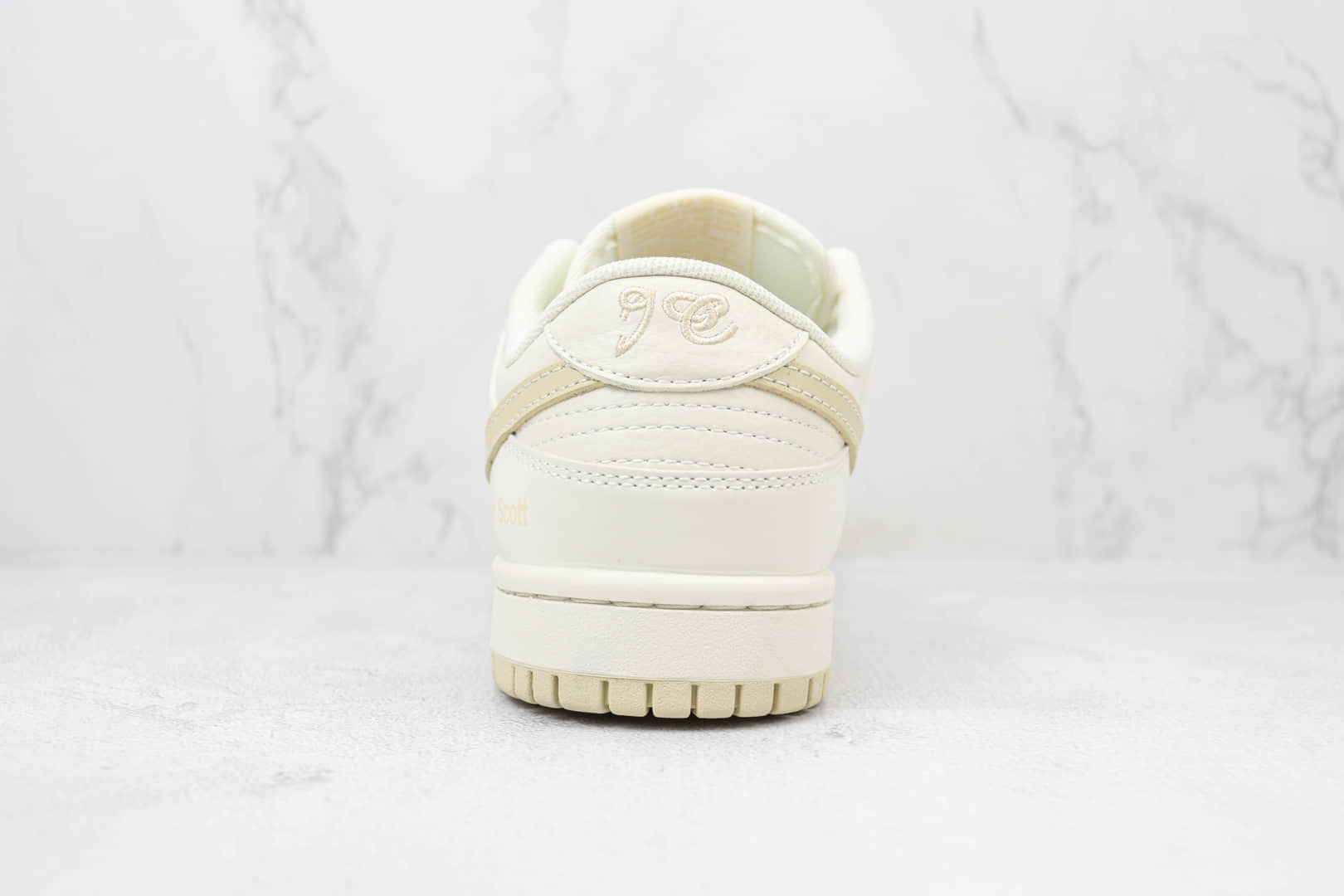 耐克Nike SB Dunk Low纯原版本TS联名SB Dunk米白卡其帆布低帮板鞋 莆田耐克代理 货号：DD1391-133