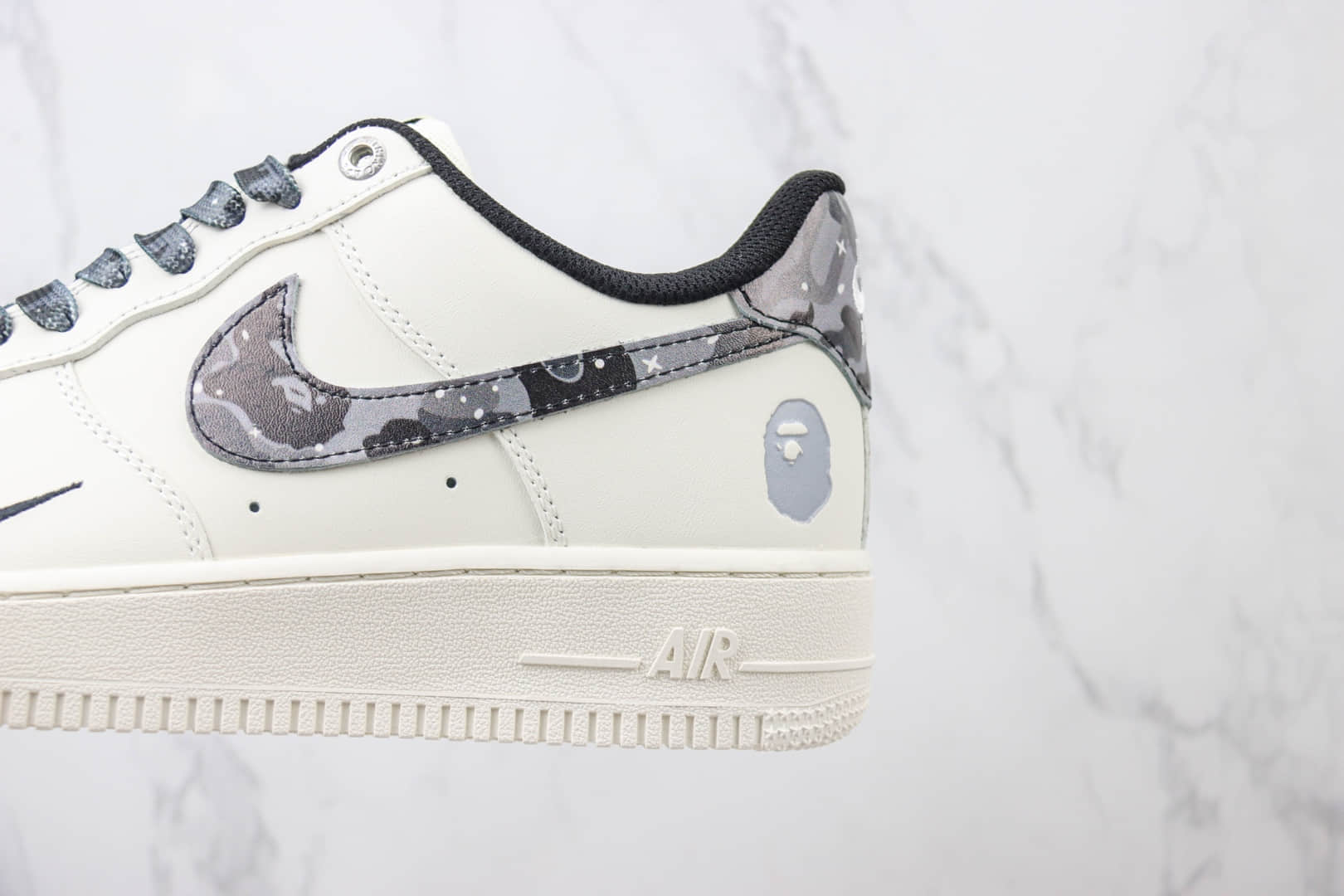 耐克Nike Air Force 1 Low纯原版本空军一号低帮AF1猿人头板鞋 莆田天花板AF1 货号：PF9055-761