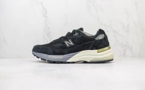 新百伦New Balance 992纯原版本NB992复古麂皮跑鞋 莆田新百伦货源 货号：M992BL