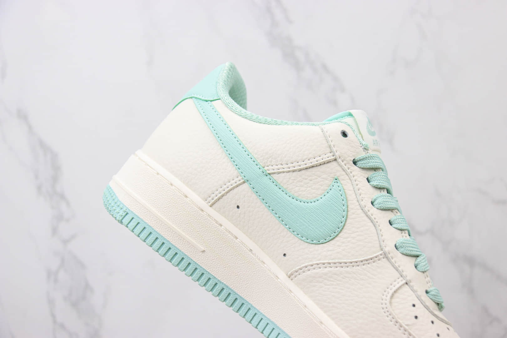 耐克Nike Air Force 1 Low纯原版本空军一号低帮AF1米白薄荷绿板鞋 莆田天花板AF1 货号：TP0096-266