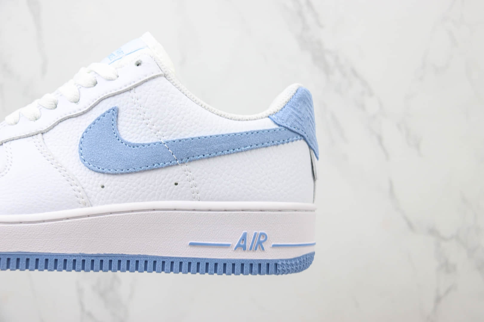 耐克Nike Air Force 1 Low纯原版本空军一号低帮AF1白蓝色板鞋 莆田复刻鞋货源 货号：CN2873-102