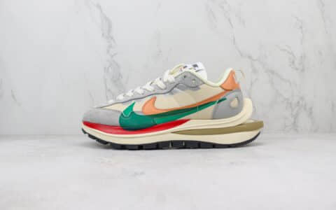 耐克Sacai x Nike VaporWaffle 3.0纯原版本华夫鞋3.0米桔色走秀鞋 莆田耐克货源 货号：DD1875-107