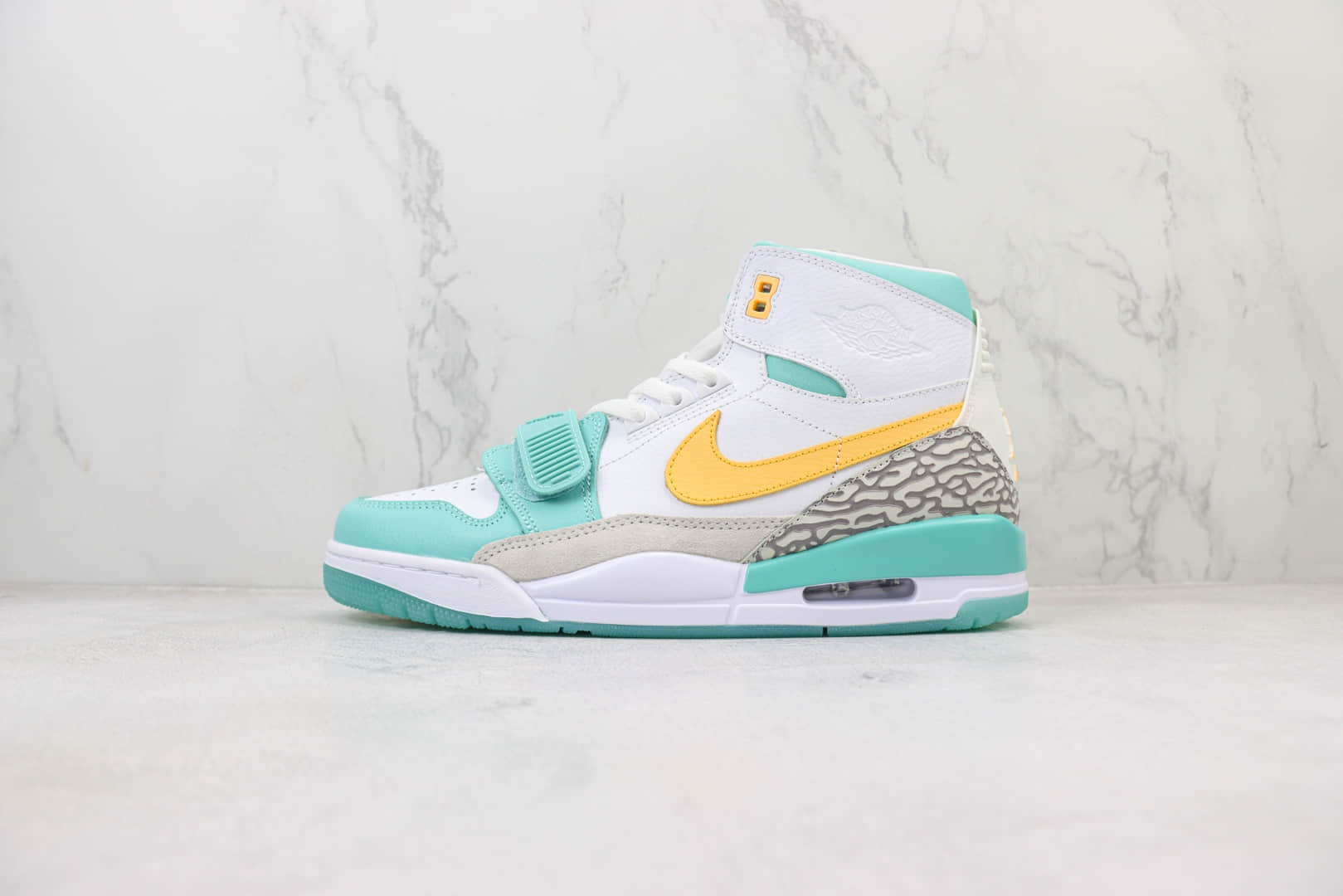乔丹Air Jordan Legacy 312 High纯原版本高帮AJ312郭艾伦蒂芙尼三合一爆裂纹篮球鞋 莆田复刻鞋货源 货号：FV3625-161